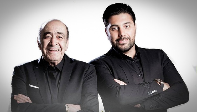 احسان خواجه امیری و استاد ایرج