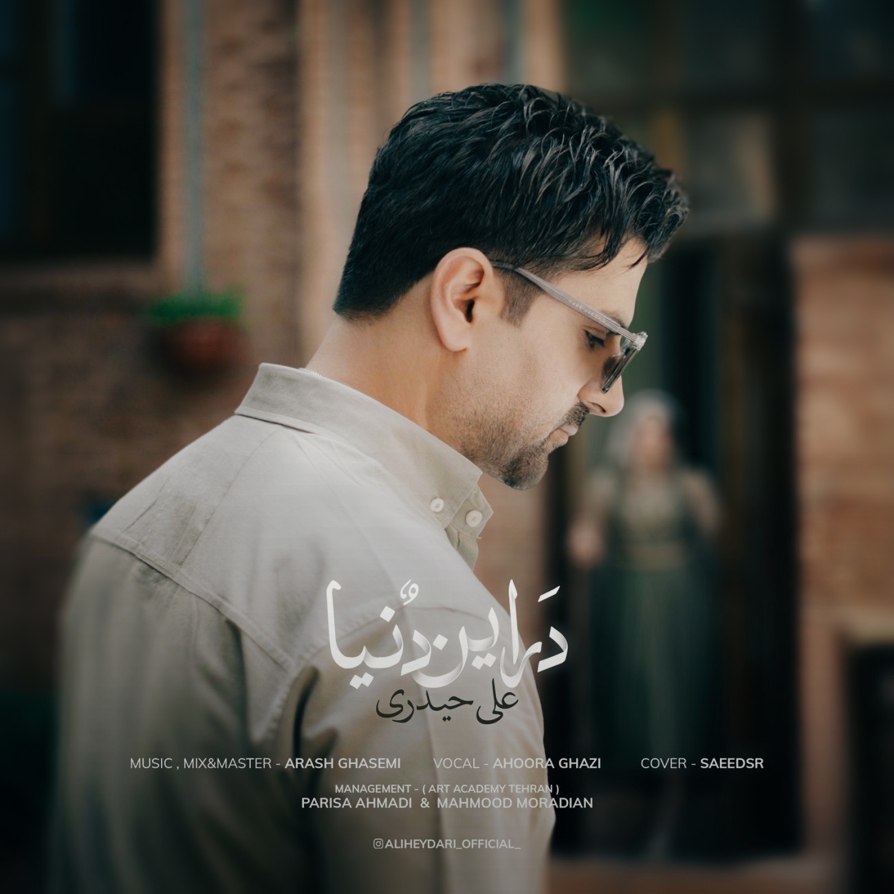 تصویر کاور آهنگ در این دنیا با صدای علی حیدری