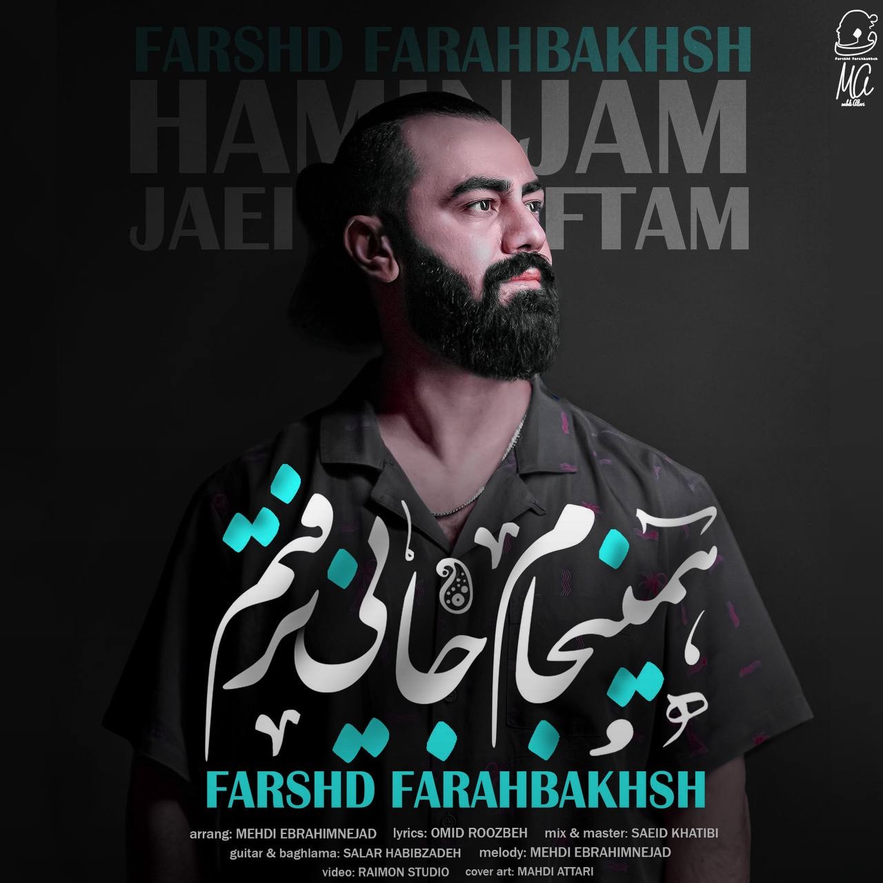 تصویر کاور آهنگ همینجام جایی نرفتم با صدای فرشید فرح بخش