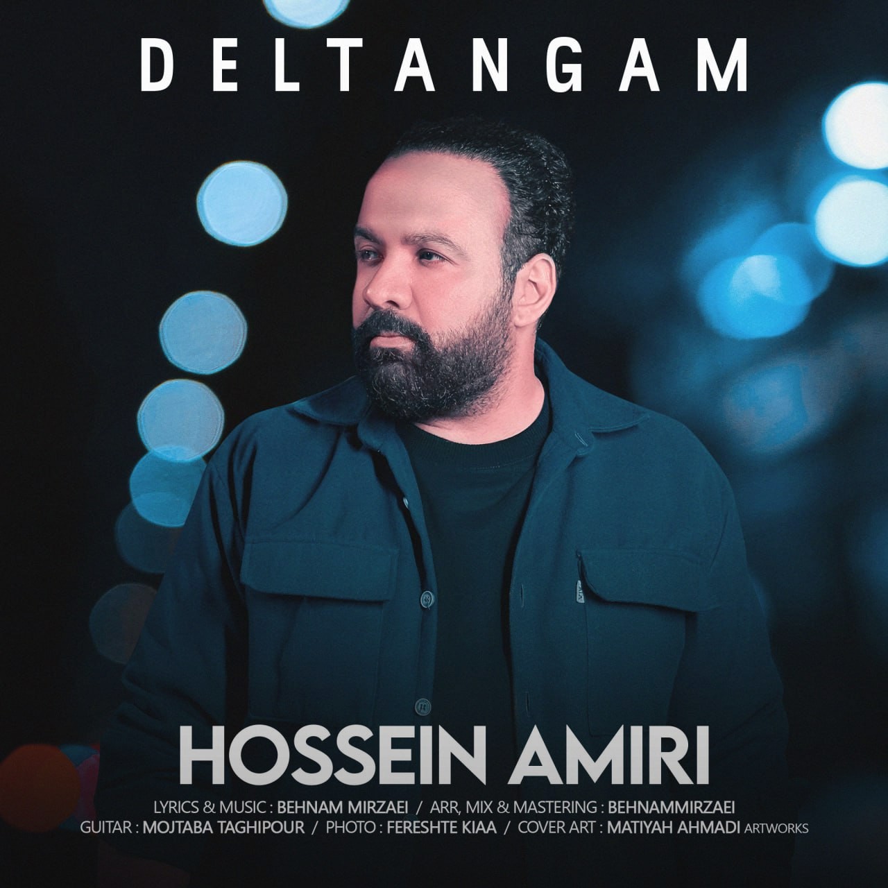 تصویر کاور آهنگ دلتنگم با صدای حسین امیری