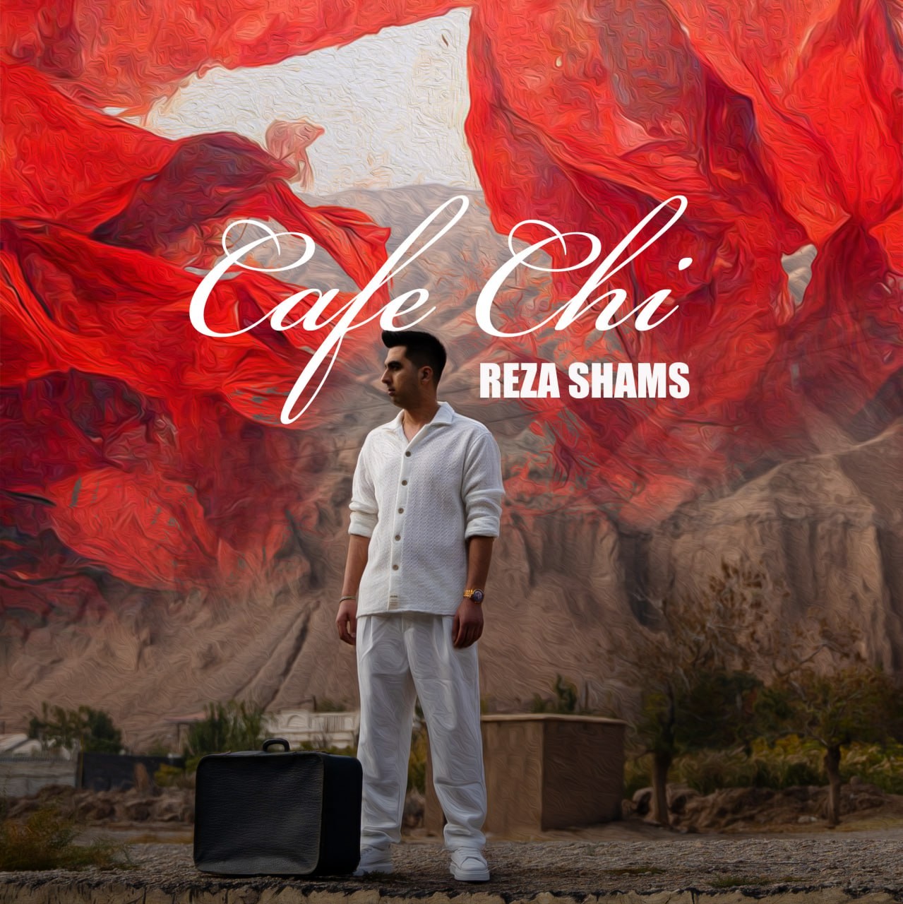 تصویر کاور آهنگ کافه چی با صدای رضا شمس