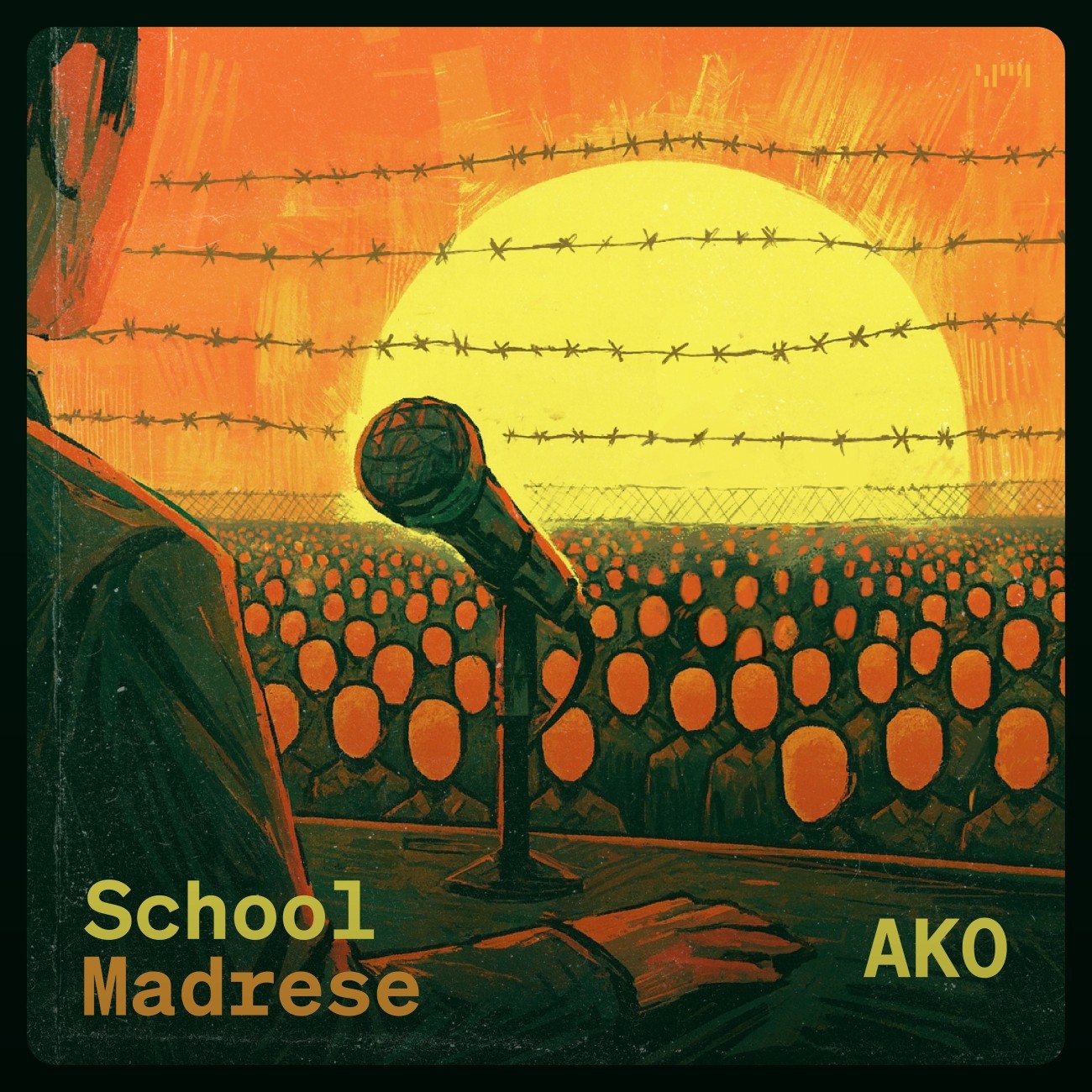 تصویر کاور آهنگ مدرسه با صدای آکو آزاد