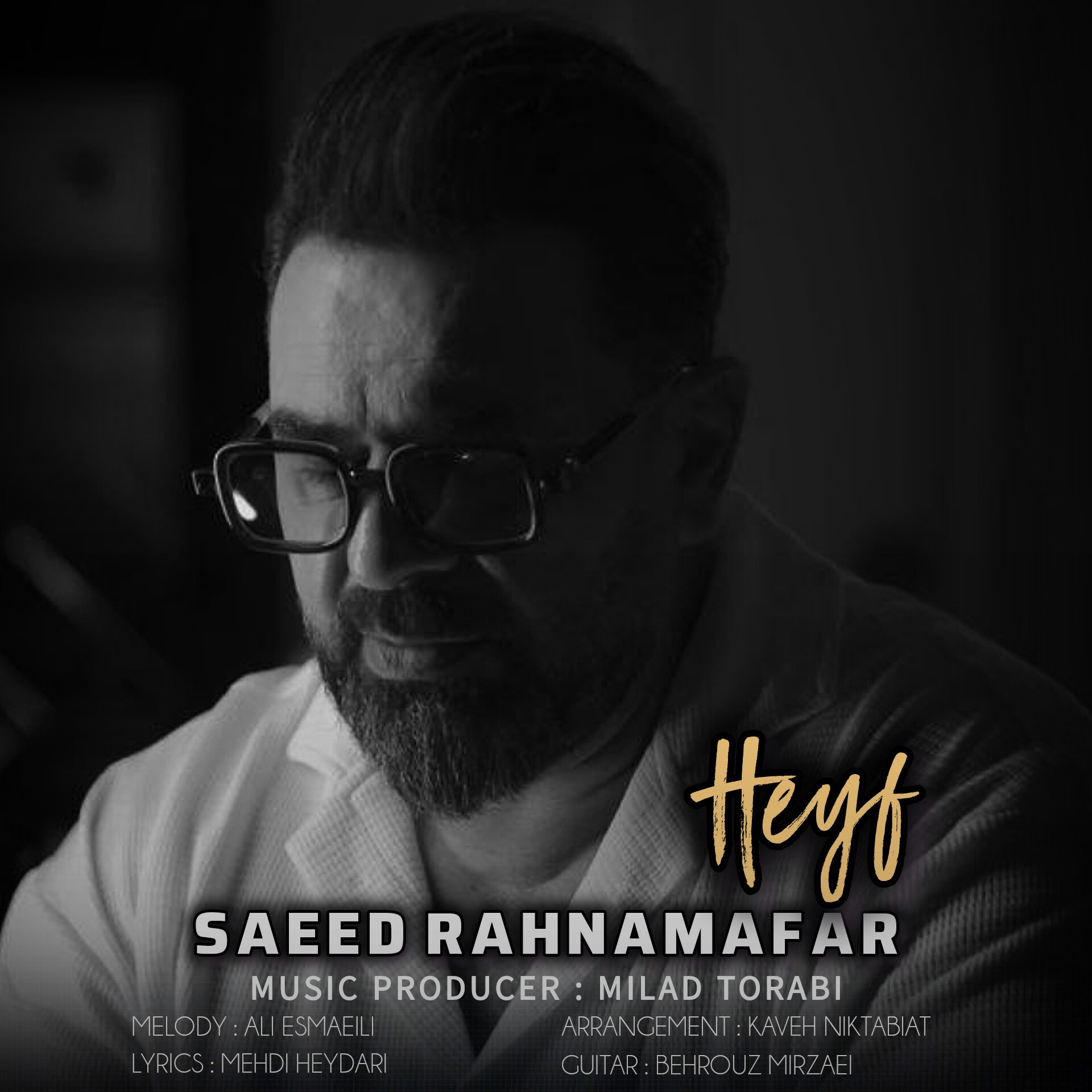 تصویر کاور آهنگ حیف با صدای سعید رهنمافر