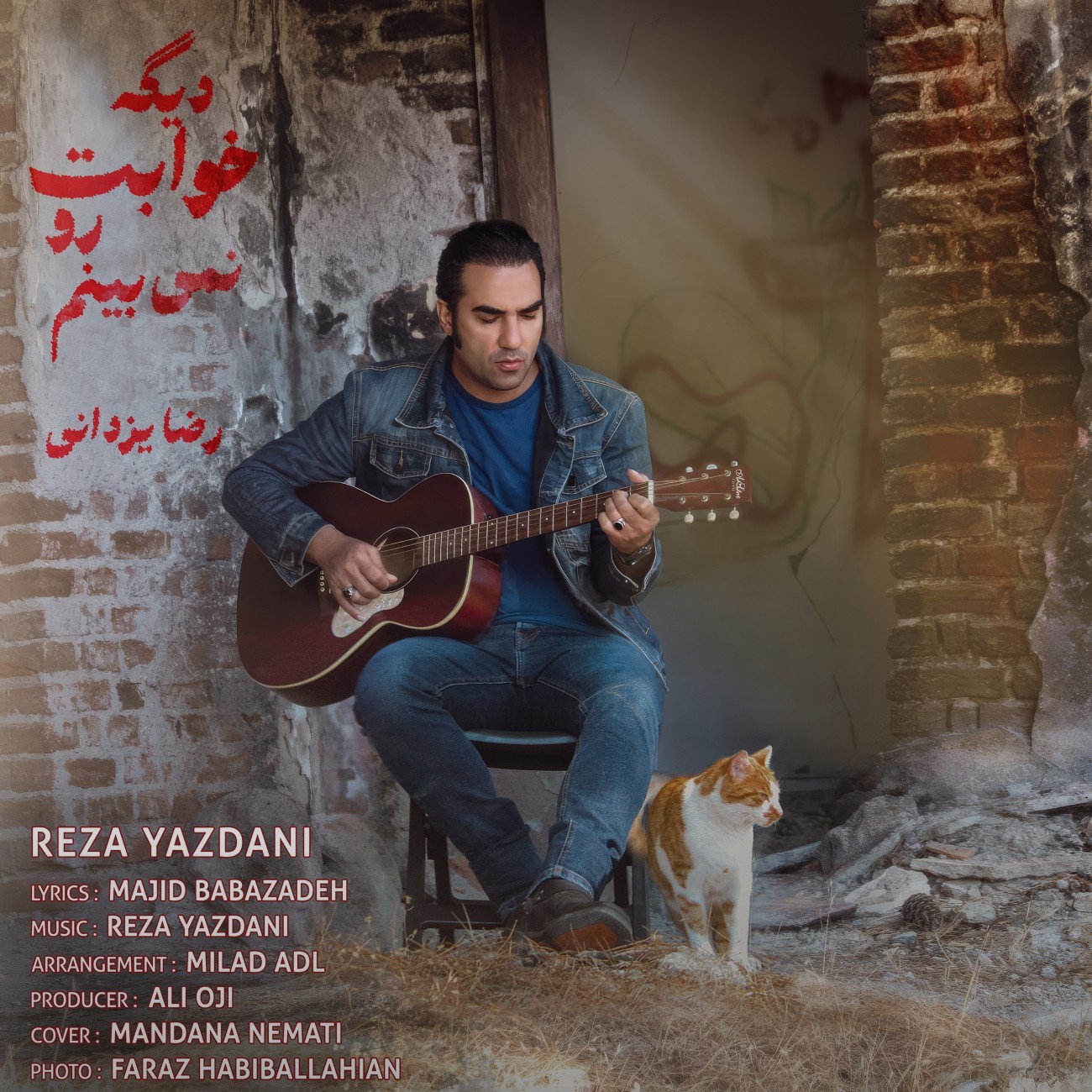 تصویر کاور آهنگ دیگه خوابت رو نمیبینم با صدای رضا یزدانی