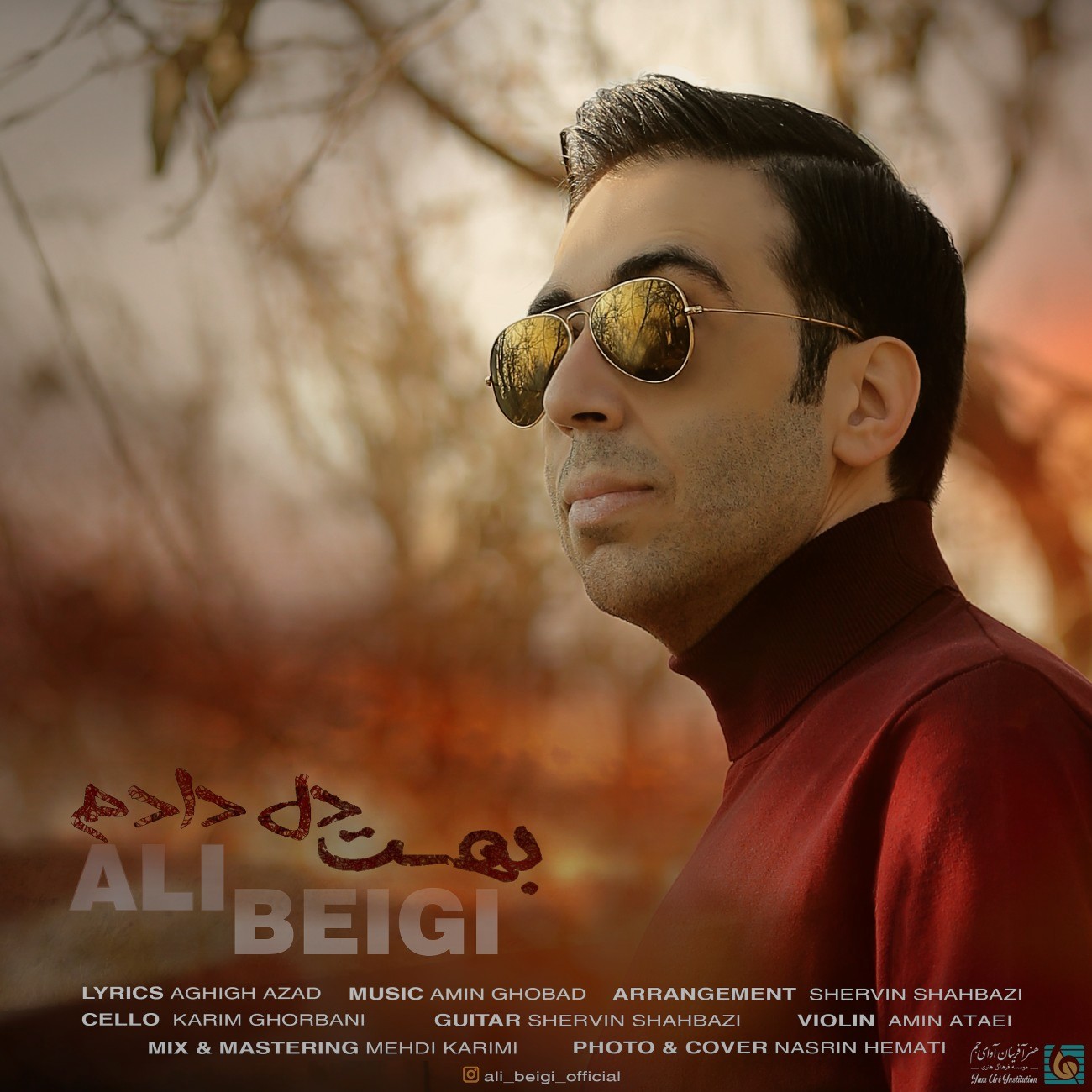 تصویر کاور آهنگ بهت دل دادم با صدای علی بیگی