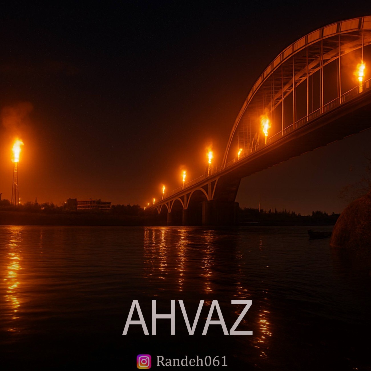 تصویر کاور آهنگ اهواز با صدای رانده