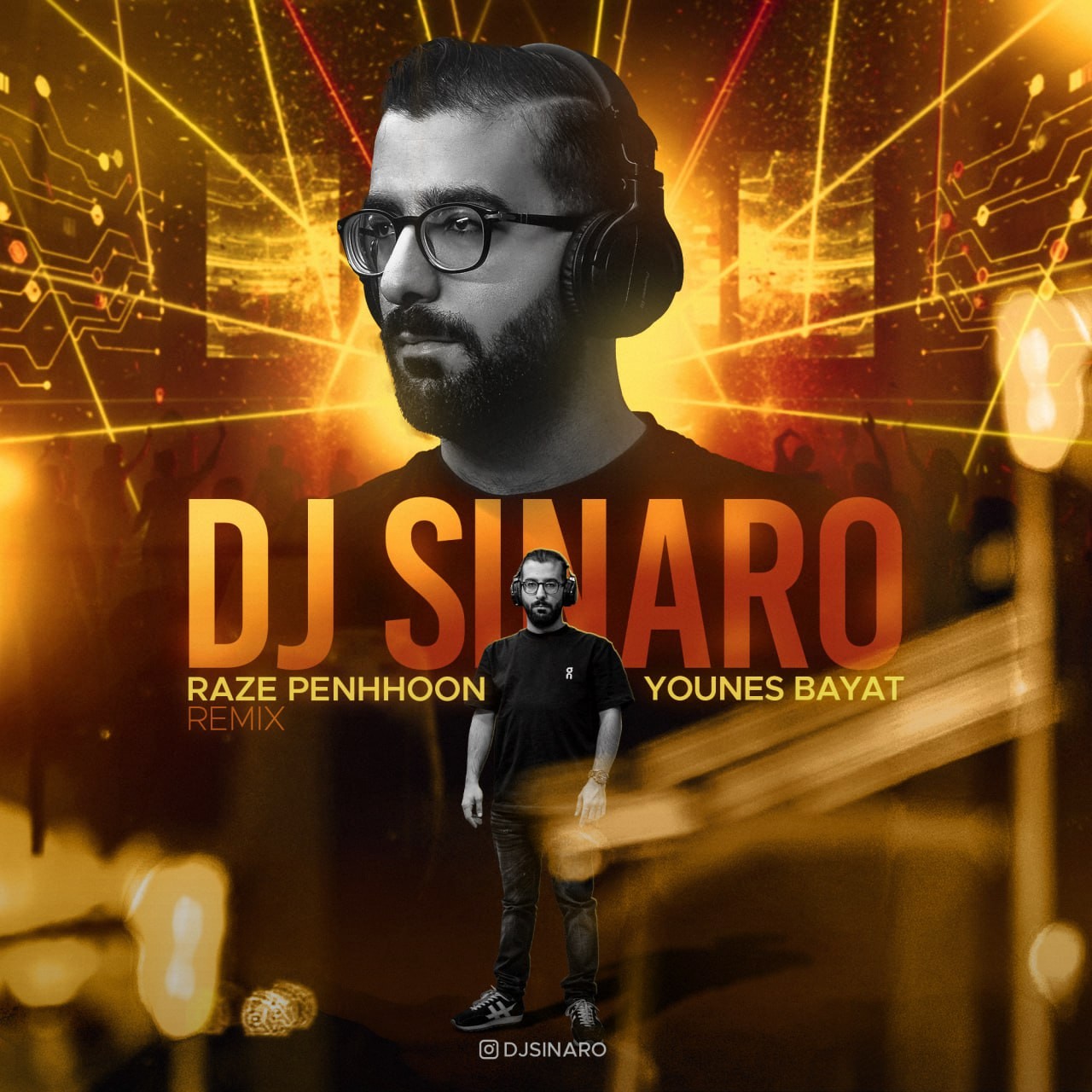 تصویر کاور آهنگ راز پنهون (ریمیکس) با صدای دیجی سینارو