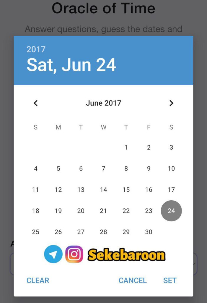 جواب کد تاریخ تایم فارم امروز یکشنبه 7 مرداد 1403 حل Oracle of time در برنامه تایم فارم امروز یکشنبه 7 مرداد