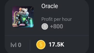 کارت Oracle در بازی همستر کمبت تلگرام