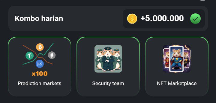 کارت های بازی همستر امروز شنبه 23 تیر 1403