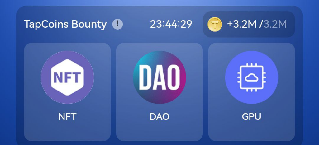 کارت های بازی تپ کوین امروز شنبه 3 شهریور 1403 TapCoins Bounty Daily Combo 24 August 2024