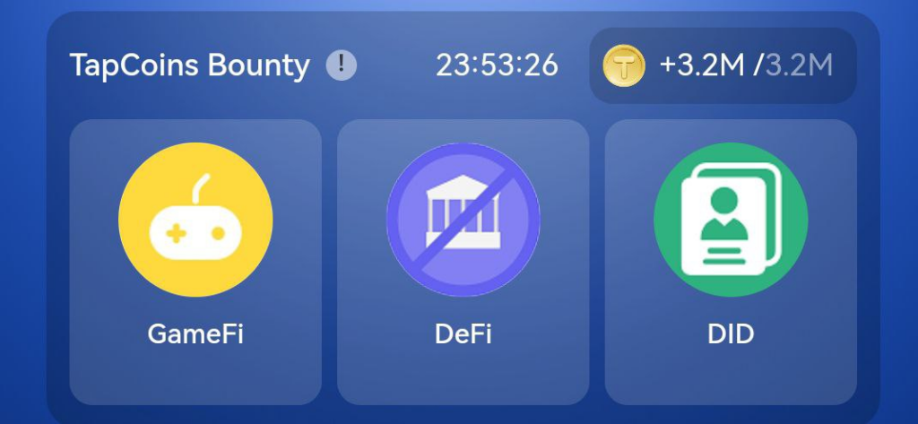 کارت های بازی تپ کوین امروز یکشنبه 4 شهریور 1403 TapCoins Bounty Daily Combo 25 August 2024