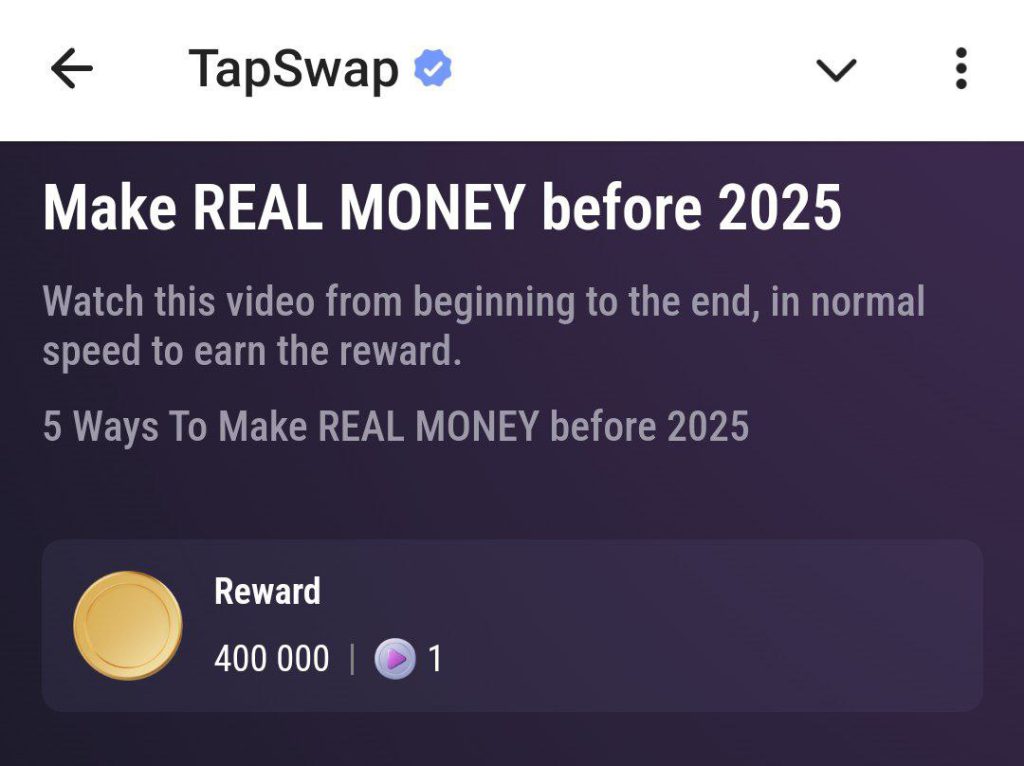 tapswap امروز جمعه ۲۶ مرداد