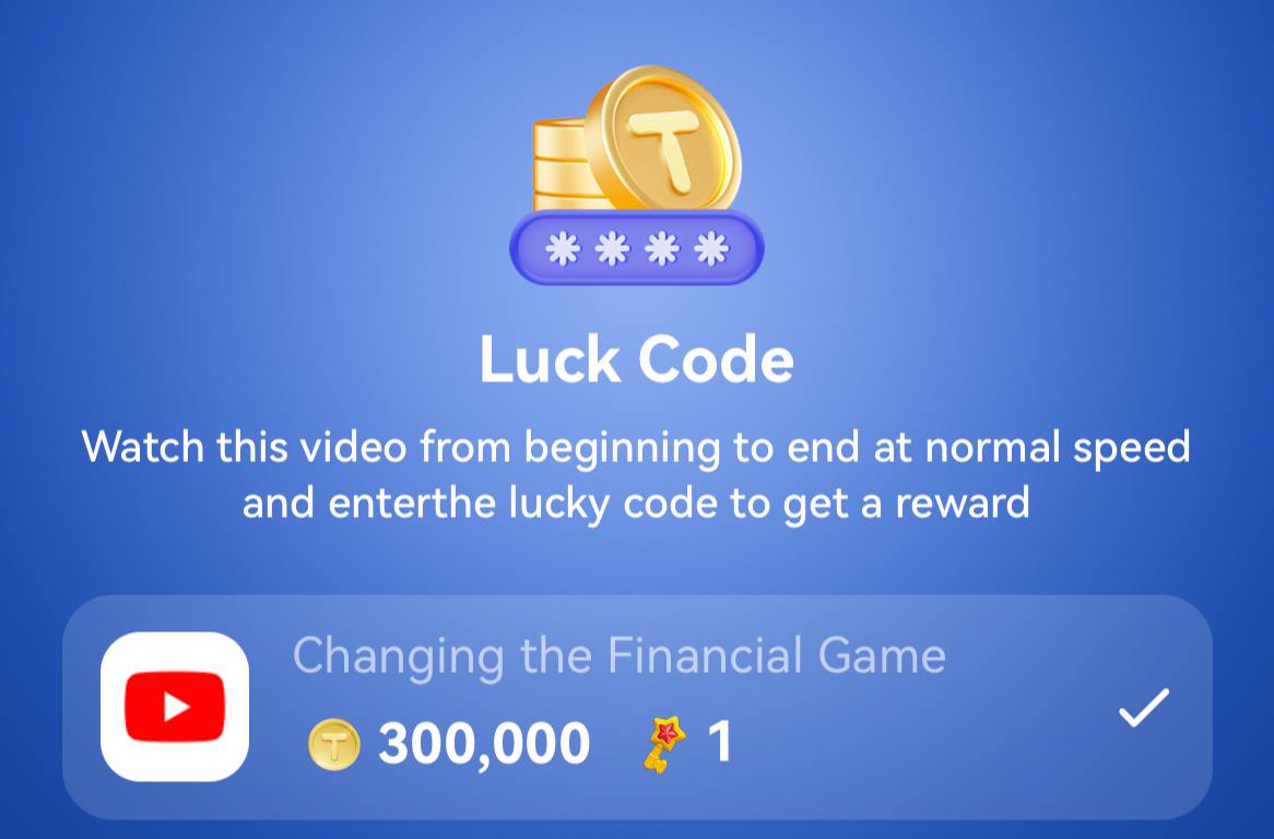 جواب تپ کوینز changing the financial game چیست؟ جواب کدهای luck code در بازی تپ کوینز