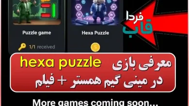 معرفی نحوه بازی hexa puzzle در مینی گیم همستر + فیلم معرفی نحوه بازی hexa puzzle در مینی گیم همستر + فیلم