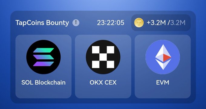 کارت های بازی تپ کوین امروز پنجشنبه 29 شهریور 1403 TapCoins Bounty Daily Combo 19 September 2024