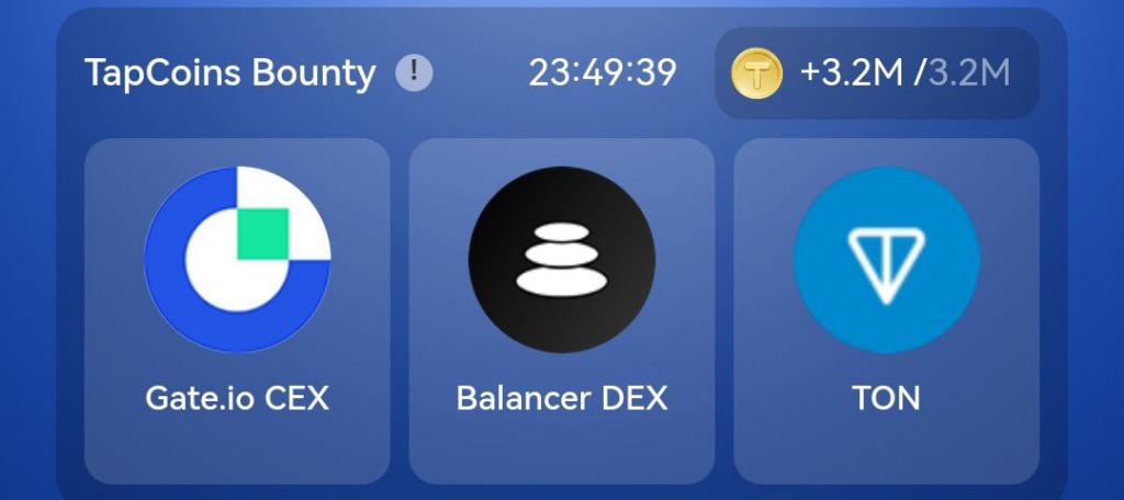 کارت های بازی تپ کوین امروز شنبه 17 شهریور 1403 TapCoins Bounty Daily Combo 7 September 2024
