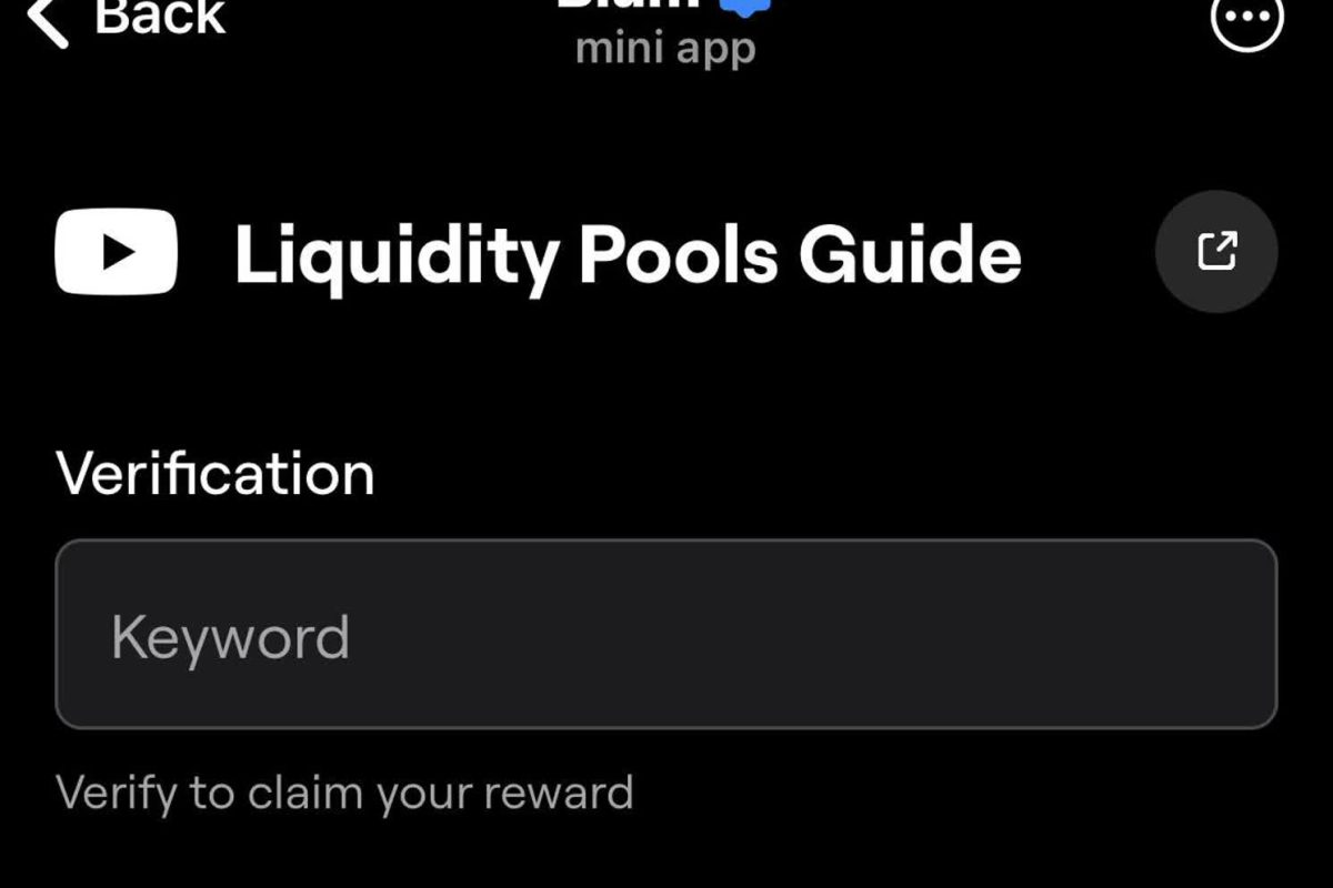 جواب کد یوتیوب بلوم Liquidity Pools Guide جواب کد یوتیوب بلوم Liquidity Pools Guide