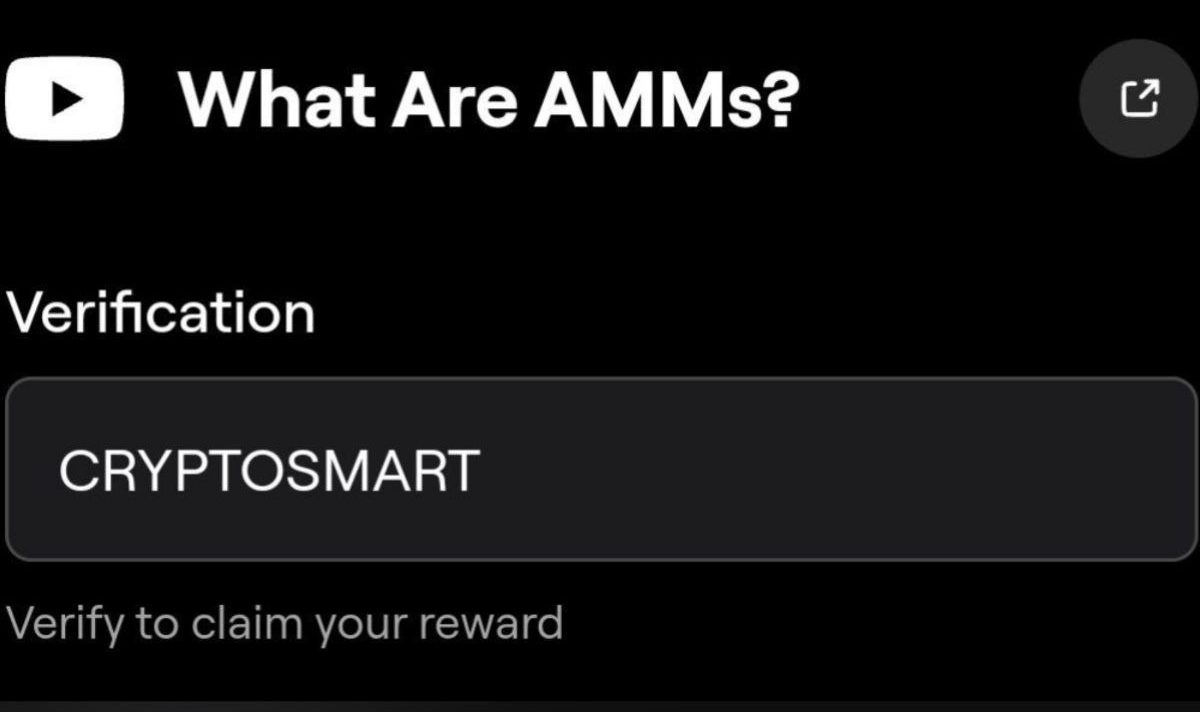 جواب کد یوتیوب بلوم What Are AMMs جواب کد یوتیوب بلوم What Are AMMs
