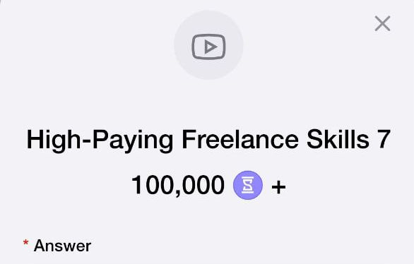جواب کد تایم فارم 7 High-Paying Freelance Skills 7 High-Paying Freelance Skills