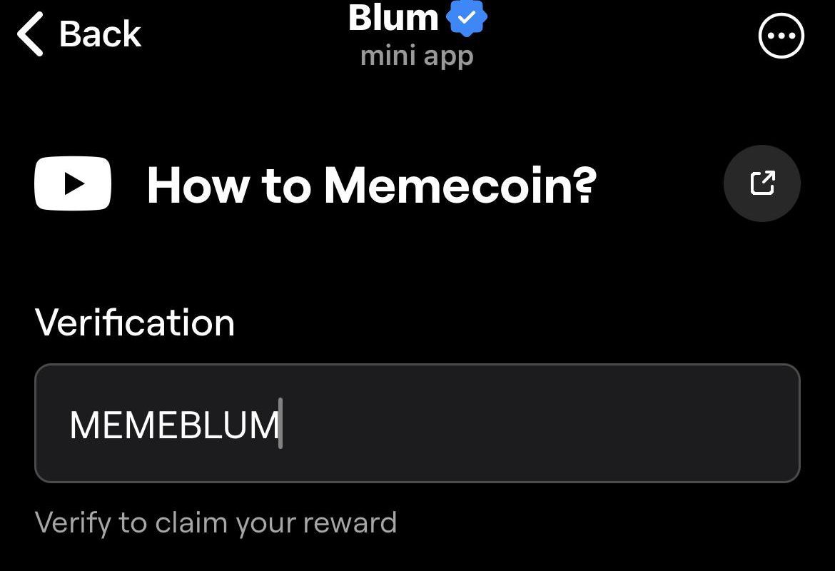 جواب کد یوتیوب بلوم How To MemeCoin How To MemeCoin