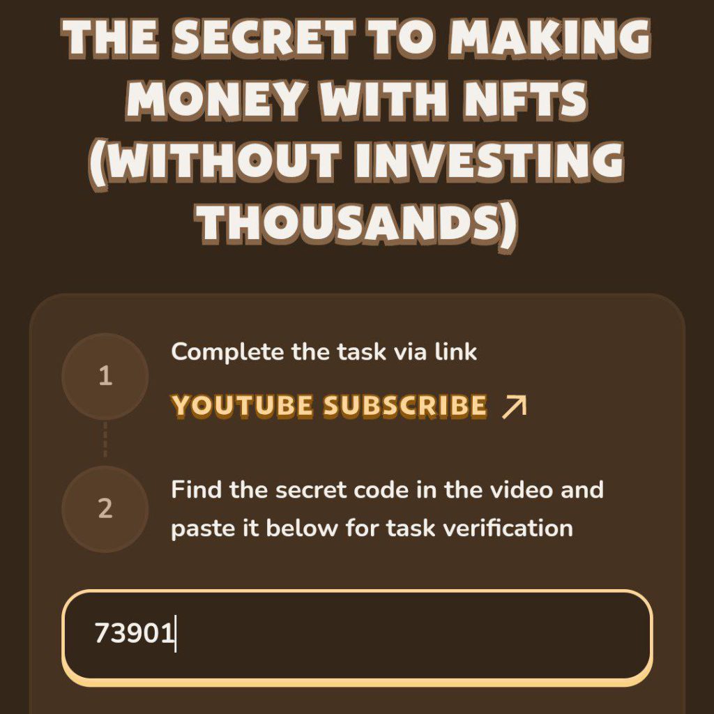 جواب کد میم فای the secret to making money with nfts THE SECRET TO MAKING MONEY WITH NFTS (WITHOUT INVESTING THOUSANDS)