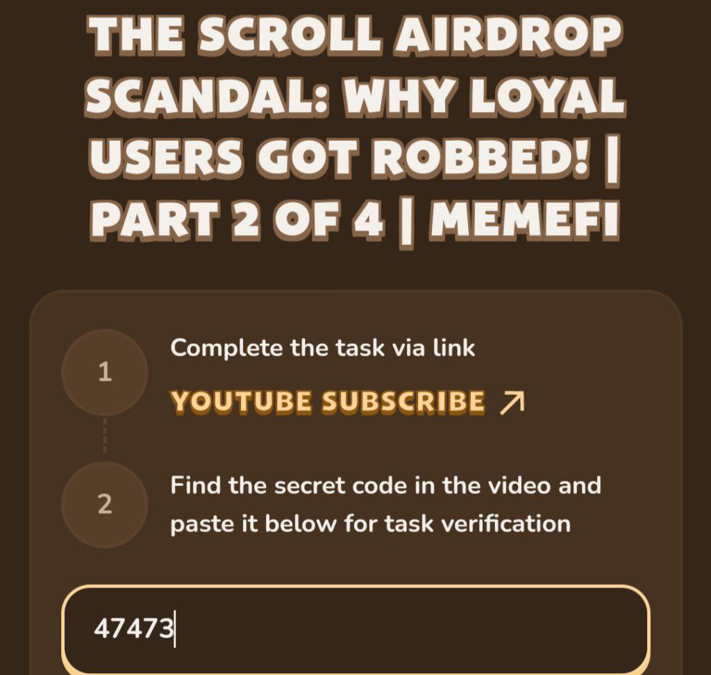 جواب کد میم فای the scroll airdrop scandal The Scroll Airdrop Scandal: Why Loyal Users Got Robbed!