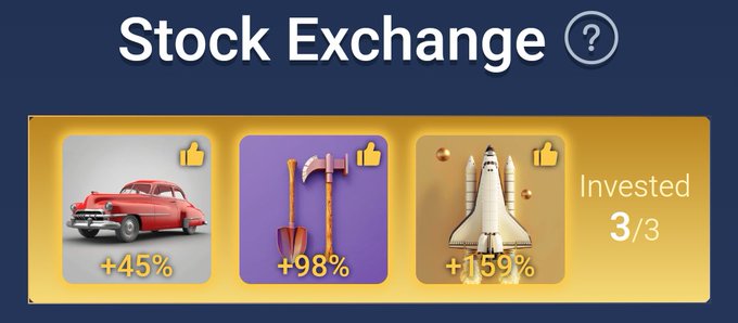 کارت های بازی امپایر ماسک امروز سه شنبه 17 مهر X Empire Stock Exchange Daily Combo 8 October 2024
