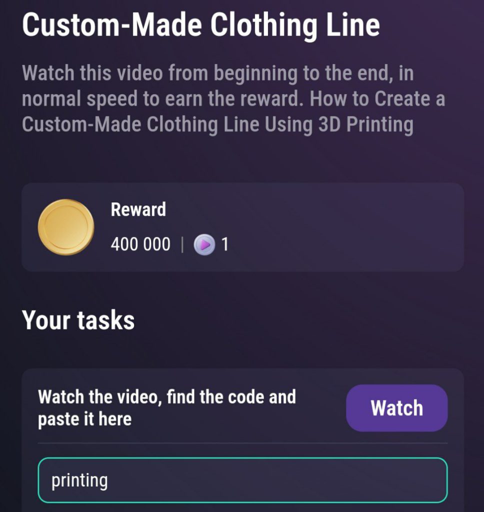 جواب کد تپ سواپ Custom-Mode Clothing Line