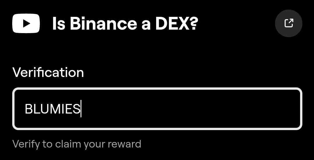 جواب کد یوتیوب بلوم Is Binance a DEX Is Binance a DEX