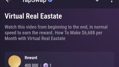 جواب کد تپ سواپ Virtual real estate Virtual real estate