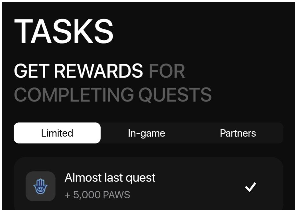 almost last quest