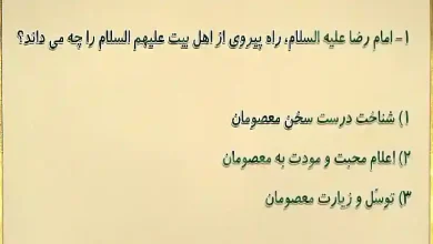 امام رضا علیه‌السلام، راه پیروی از اهل بیت علیهم‌السلام را چه می‌داند؟