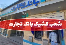 شعب کشیک بانک تجارت امروز