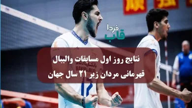 نتایج روز اول مسابقات والیبال قهرمانی مردان زیر ۲۱ سال جهان نتایج روز اول مسابقات والیبال قهرمانی مردان زیر ۲۱ سال جهان