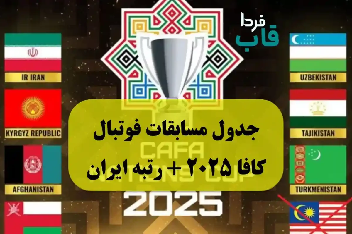 جدول مسابقات فوتبال کافا 2025 + رتبه ایران جدول مسابقات فوتبال کافا 2025 + رتبه ایران