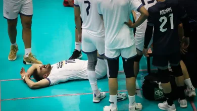 مصدومیت امین اسماعیل نژاد