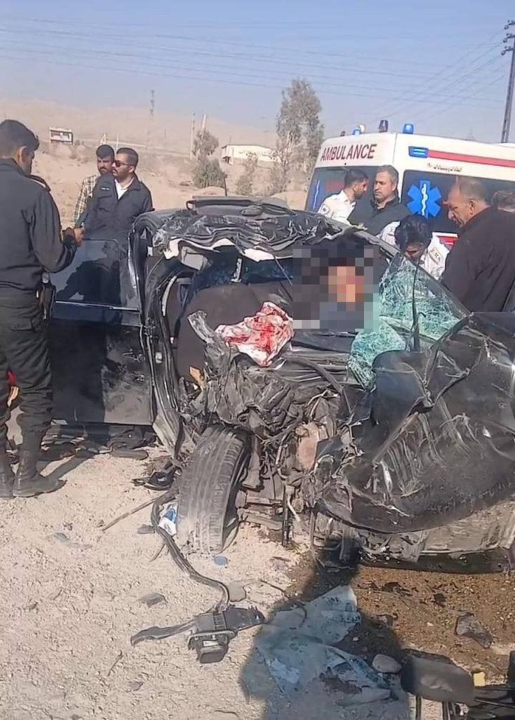 جزئیات سانحه تصادف همسر معاون رئیس جمهور