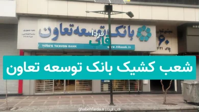 شعب کشیک بانک توسعه تعاون