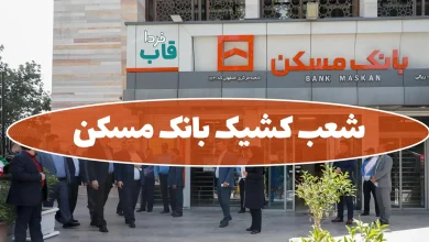 شعب کشیک بانک مسکن امروز سه شنبه 4 آذر 1404