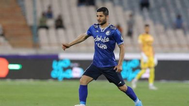 عکس بازیکنان استقلال در بازی مقابل فولاد