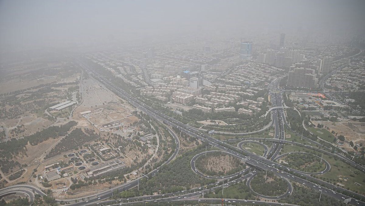 تصویری از کره زمین از دید ماهواره‌های ناسا برای نمایش تغییرات آلودگی