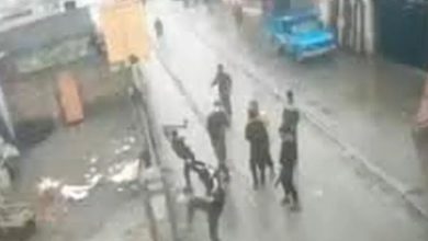 تصویری از درگیری خشونت‌آمیز در منزل‌آباد میان اراذل و اوباش و یک شهروند