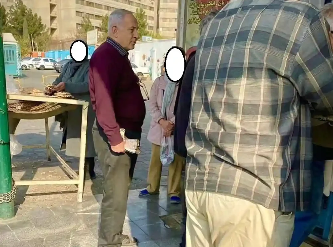 دیده شدن نتانیاهو در اکباتان تهران با دمپایی! رؤیت نتانیاهو در اکباتان