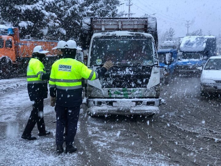 جاده‌های این ۶ استان برفی و بارانی است