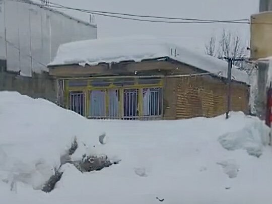 صحنه‌ای تماشایی و نفس‌گیر از برف | ببینید