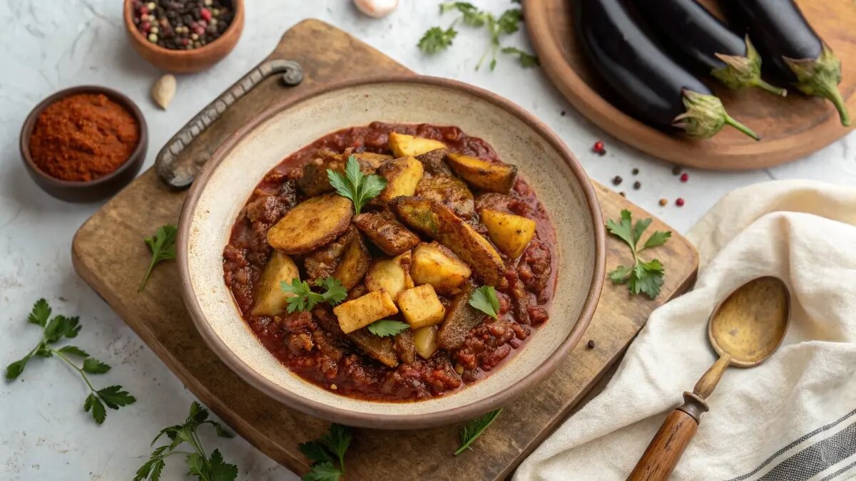 واویشکا بادمجان با گوشت چرخکرده + روش تهیه واویشکا بادمجان با گوشت چرخکرده + روش تهیه