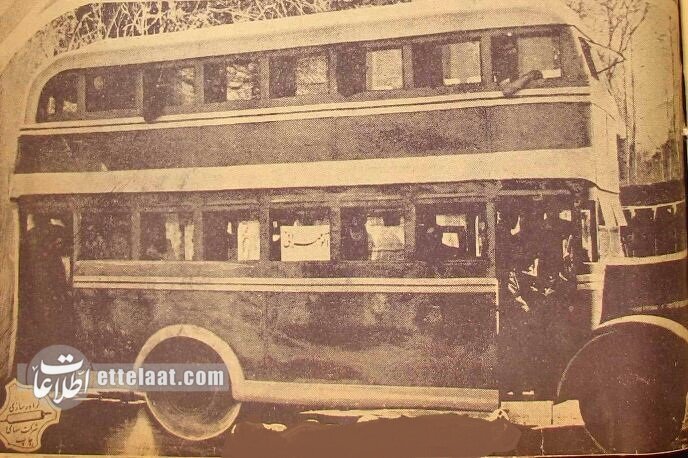 عکس اولین اتوبوس دوطبقه تهران را ببینید