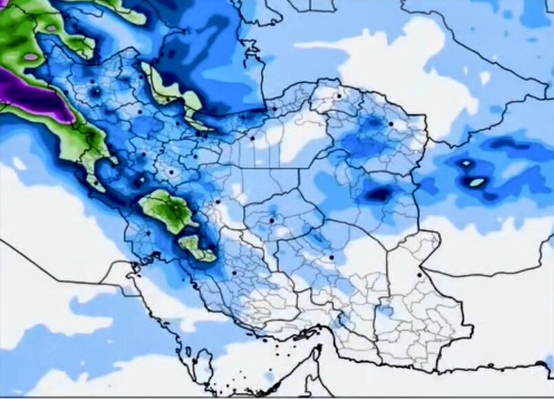 اصلا آخر کار نیست؛ سامانه جدید بارشی از شنبه وارد کشور می‌شود