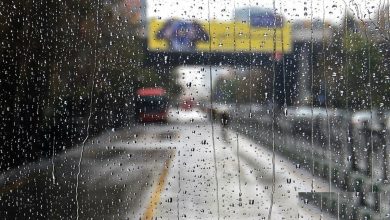 بارش شدید باران بامدادی در تهران | ویدئو